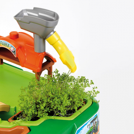 Masuta de joaca cu apa si nisip 2in1 Klein Ferma John Deere [8]