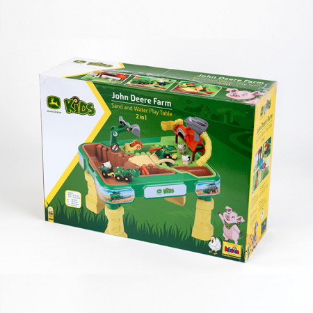 Jucarii de exterior - Masuta de joaca cu apa si nisip 2in1 Klein Ferma John Deere