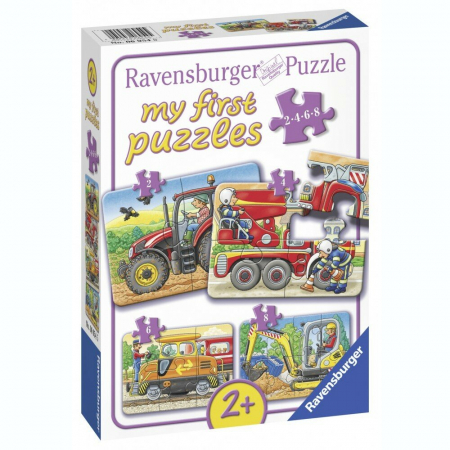Jocuri tip puzzle - Mini Puzzle Ravensburger - Utilaje Agricole