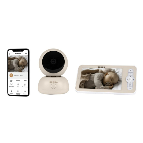Camera copii si bebelusi - Monitor video bebe Beaba Zen Premium Clay