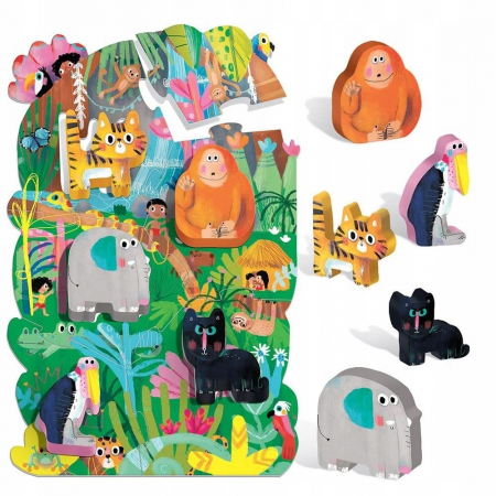 Montessori Primul meu puzzle - Jungla Headu [1]