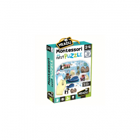 Montessori Primul meu puzzle Polul Nord  Headu [0]