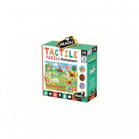 Jocuri tip puzzle - Montessori puzzle tactil  Headu
