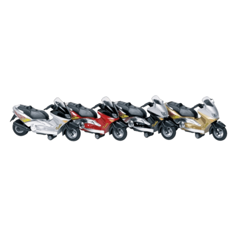 Jucarii si jocuri copii - Motocicleta Die Cast cu sunete si lumini, lungime 12.5 cm