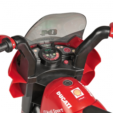 Motocicleta electrica Peg Perego Ducati Desmosedici Evo, 6V, 2 ani +, Negru / Rosu [2]