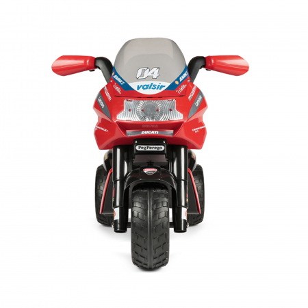 Motocicleta electrica Peg Perego Ducati Desmosedici Evo, 6V, 2 ani +, Negru / Rosu [4]
