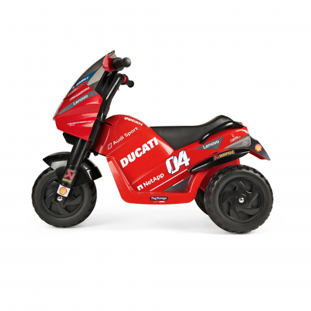 Motocicleta electrica Peg Perego Ducati Desmosedici Evo, 6V, 2 ani +, Negru / Rosu [6]