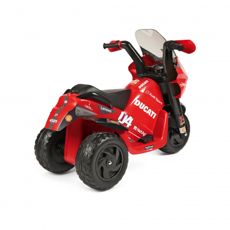 Motocicleta electrica Peg Perego Ducati Desmosedici Evo, 6V, 2 ani +, Negru / Rosu [7]