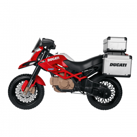 Motocicleta electrica Peg Perego Ducati Enduro, 12V, +3 ani, Negru / Rosu [3]