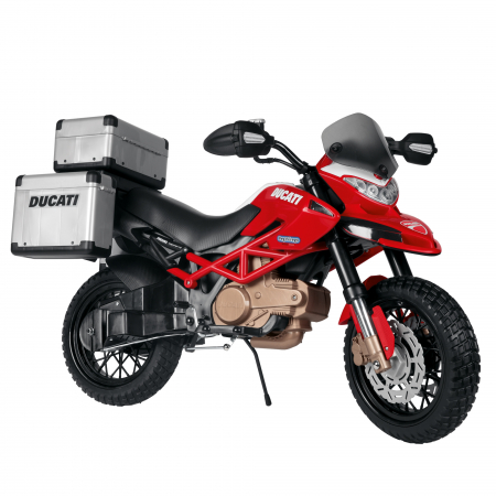 Motocicleta electrica Peg Perego Ducati Enduro, 12V, +3 ani, Negru / Rosu [1]