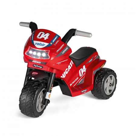 Motocicleta electrica Peg Perego Ducati Mini Evo, 6V, 1 an +, Negru/Rosu [0]