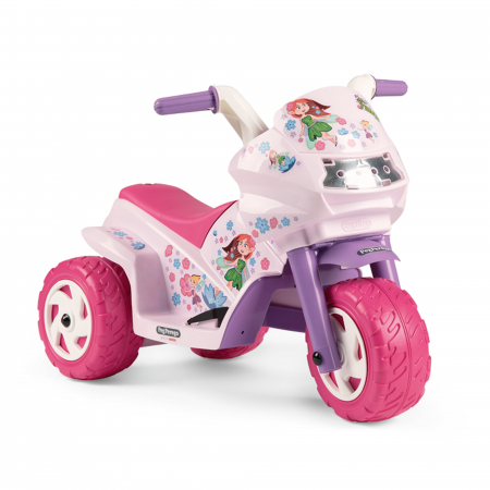 Motocicleta electrica Peg Perego Ducati Mini Fairy, 6V, 1 an +,  Roz/Mov [2]