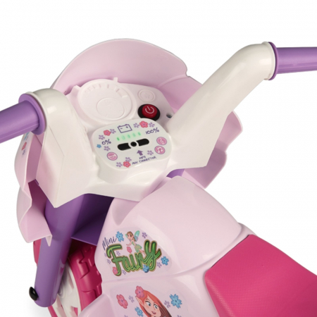 Motocicleta electrica Peg Perego Ducati Mini Fairy, 6V, 1 an +,  Roz/Mov [5]