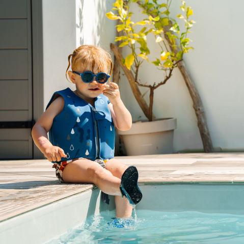 Ochelari de soare pentru bebelusi si copii mici bblüv Sölar Mini 2.0 Navy [5]