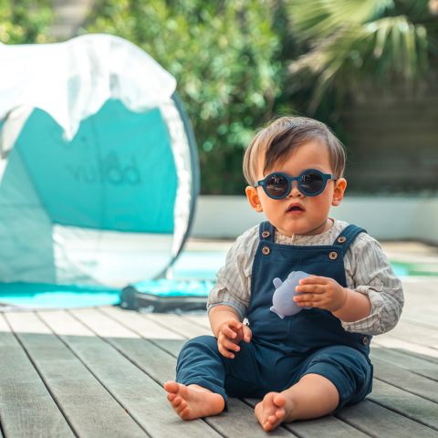 Ochelari de soare pentru bebelusi si copii mici bblüv Sölar Mini 2.0 Navy [4]