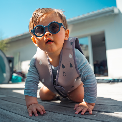 Ochelari de soare pentru bebelusi si copii mici bblüv Sölar Mini 2.0 Navy [3]