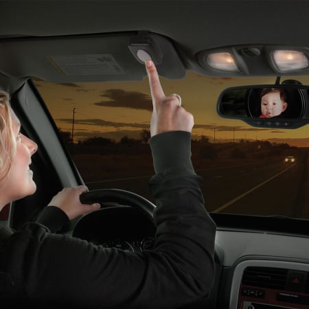 Oglinda Retrovizoare cu Lumina Diono Easy View Plus [9]