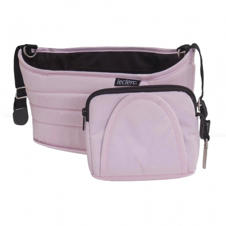 Accesorii transport copii - Organizator carucior Leclerc Easy Quick Pink