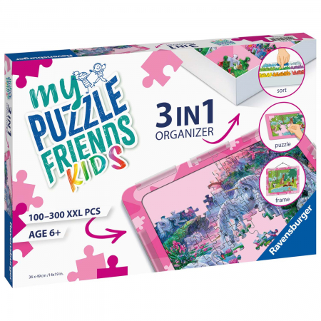Jocuri tip puzzle - Organizator Roz 3 In 1 Pentru Puzzle