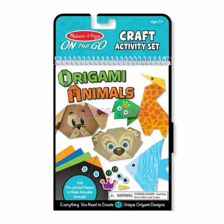 Arta si creatie - Origami Animale Colorate - Melissa and Doug