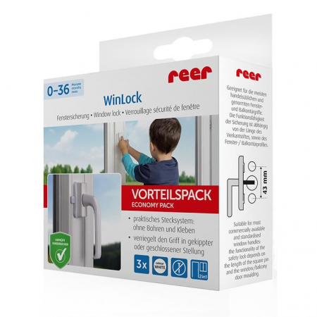Pachet economic 3 sigurante pentru usi de balcon si ferestre Reer [4]
