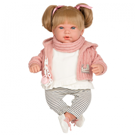 Papusa care rade Arias Iria Elegance 45 cm Pink/White [0]