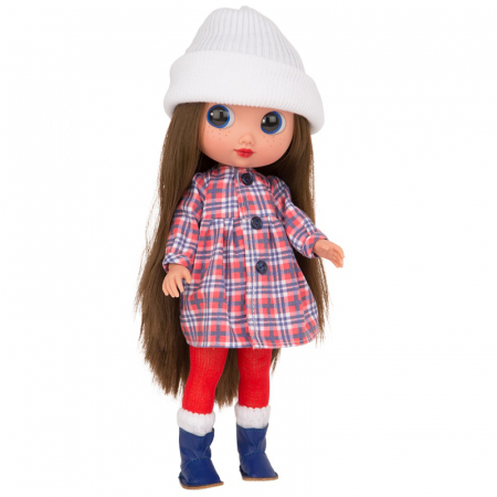 Papusi si accesorii - Papusa Arias Dunya Elegance 38 cm Red/Blue