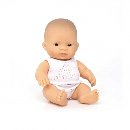 Papusa Bebelus asiatic baietel Miniland 21 cm [1]