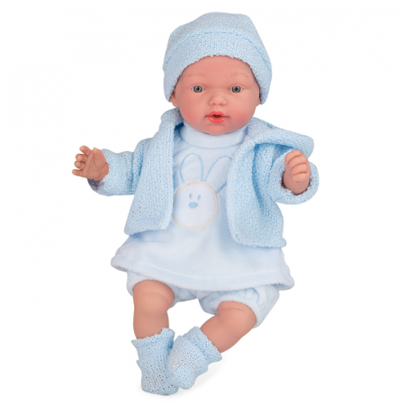 Papusi si accesorii - Papusa care plange Arias Hanne Elegance 28 cm Blue-Resigilat