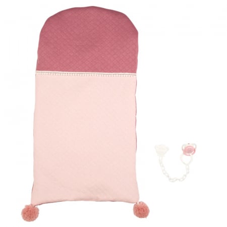 Papusa cu greutate reala Arias Mies Elegance 45 cm si paturica Pink/White [1]