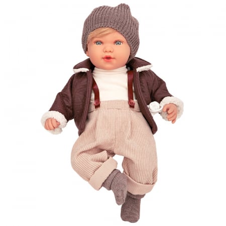 Papusa cu 14 sunete Arias Irio Elegance 45 cm Brown [0]