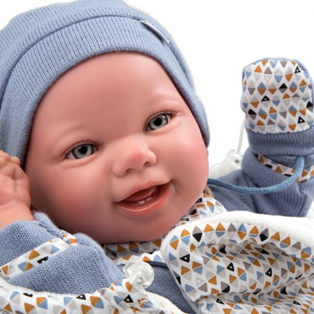 Papusa Reborn bebelus realist Arias Daniel 45 cm Blue [3]
