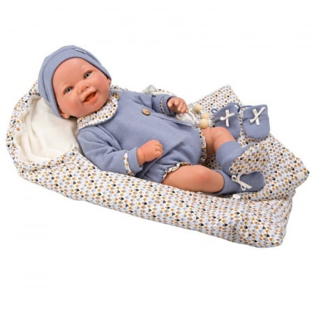 Papusa Reborn bebelus realist Arias Daniel 45 cm Blue [0]