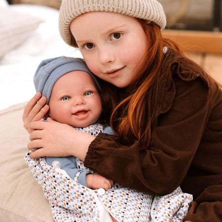 Papusa Reborn bebelus realist Arias Daniel 45 cm Blue [6]