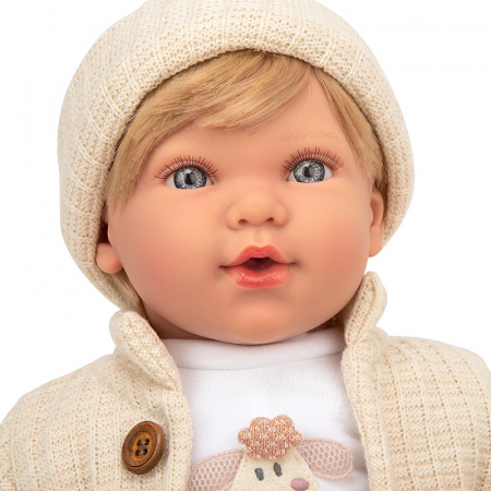 Papusa cu 14 sunete Arias Irio Elegance 45 cm Beige [1]