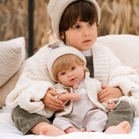 Papusa cu 14 sunete Arias Irio Elegance 45 cm Beige [3]