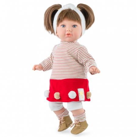 Papusa Marina & Pau Alina Bella 45 cm Alb/Rosu [0]