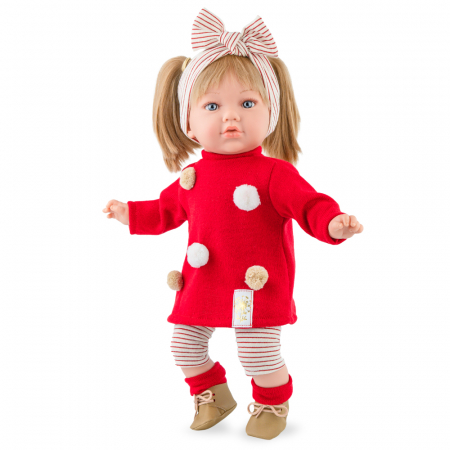 Papusa Marina & Pau Alina Bella 45 cm Rosu/Alb [0]
