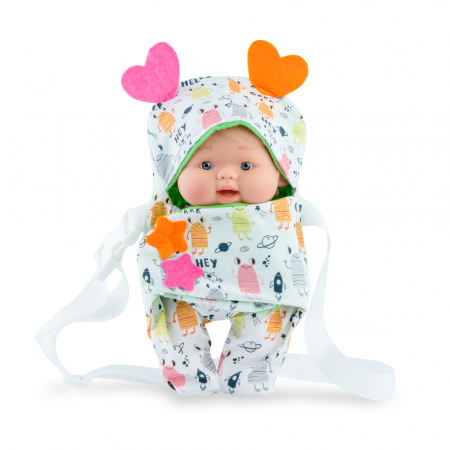 Papusa si sistem de purtare Marina & Pau Nenotin 21 cm Mara [0]