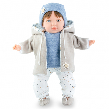 Papusi si accesorii - Papusa Marina & Pau Teo Winter 45 cm MP-0755-Resigilat