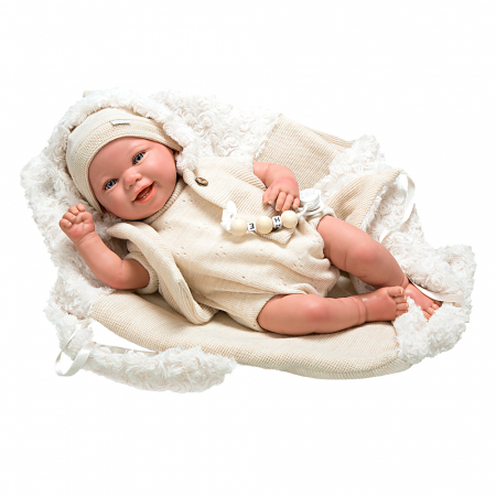 Papusa Reborn bebelus realist Arias Diego 45 cm Beige [0]
