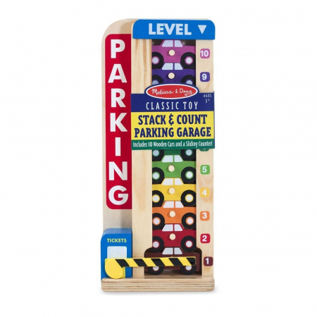 Jucarii educative - Parcare cu numere Melissa and Doug