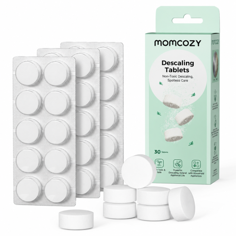 Masa bebelusului - Pastile detartrare Momcozy pentru sterilizatoare si biberoane 30 buc