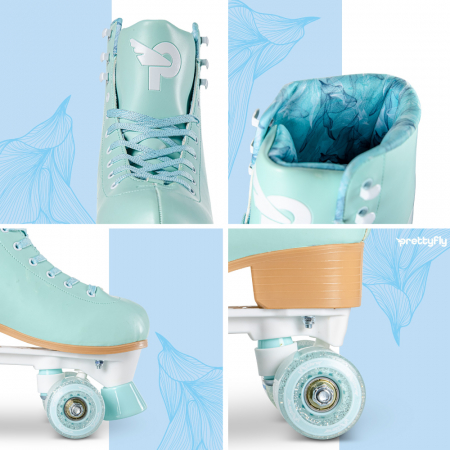 Patine cu rotile ajustabile Prettyfly marime 35-38 Blue [1]