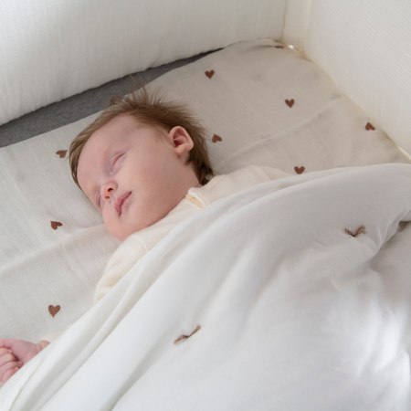 Patura matlasata Childhome 140x100 cm Jerse, Ecru [3]