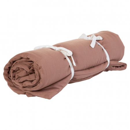 Perne si paturici - Patura matlasata Childhome 140x100 cm Jerse, Ruginiu
