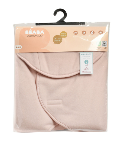 Perne si paturici - Paturica de infasat BabyNomade 0-6 luni Dusty Rose