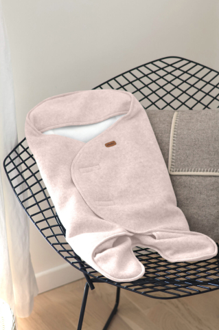 Paturica de infasat BabyNomade 0-6 luni Dusty Rose [4]