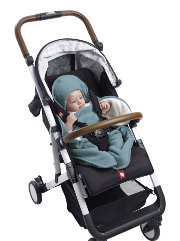 Paturica de infasat BabyNomade 0-6 luni Baltic Blue [1]