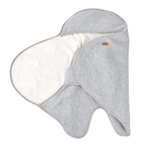 Paturica de infasat Beaba BabyNomade 0-6 luni Heather Grey [9]